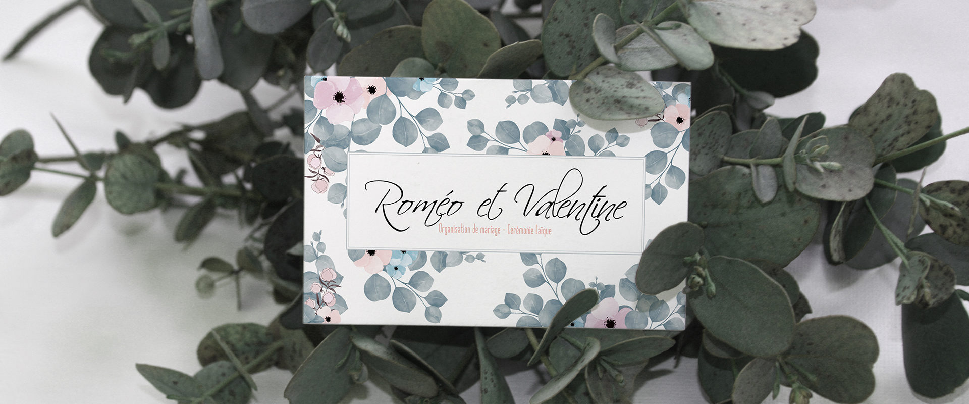 CARTE DE VISTE ROMEO ET VALENTINE RECTO