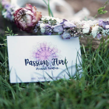 PASSION FLORE - CARTE - LOGO